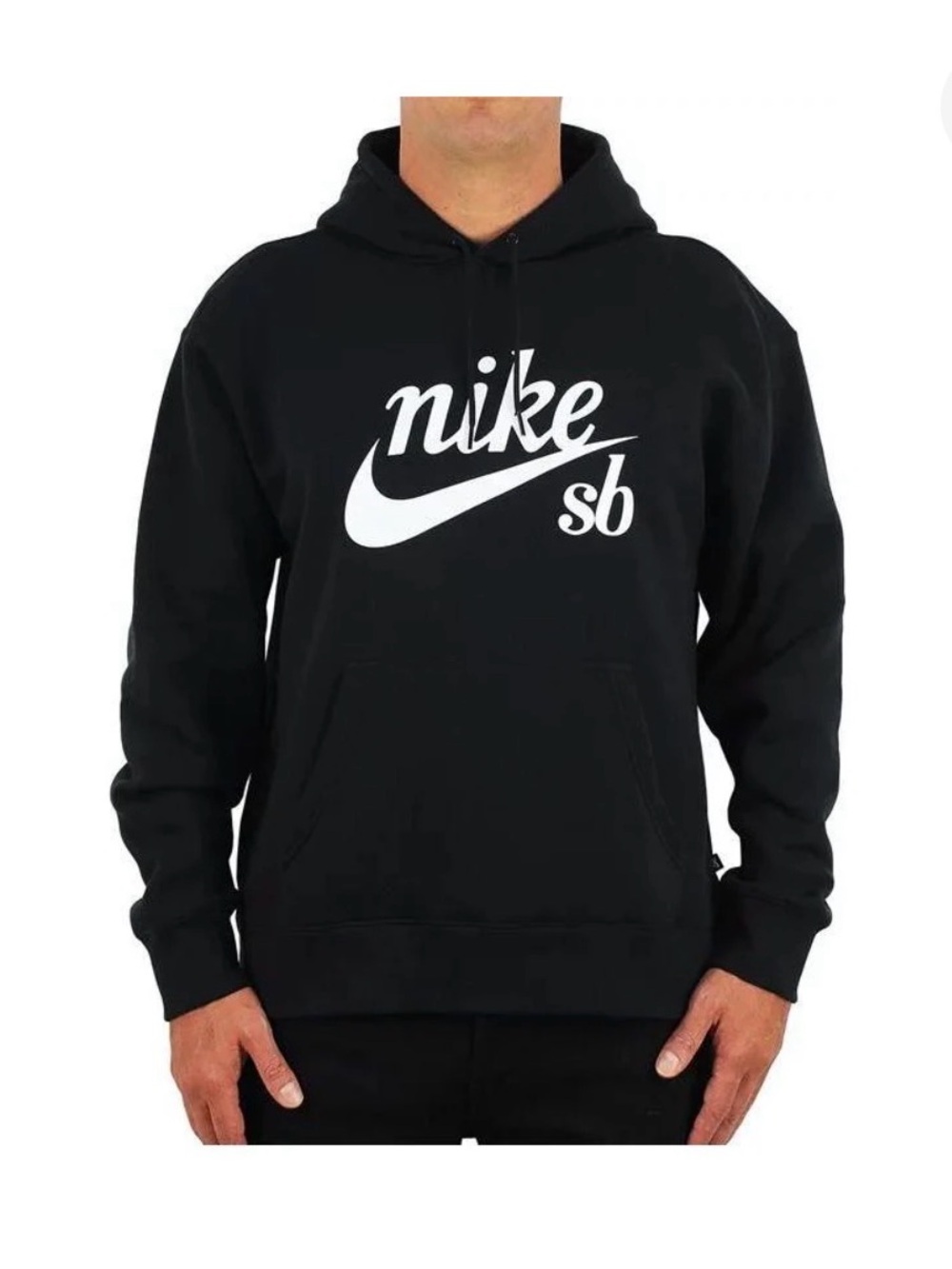 Nike SB Logo Black Men's Hoodie Size M